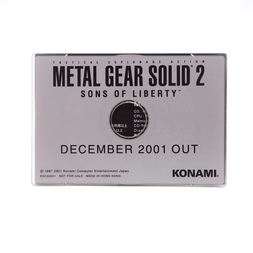 Metal gear solid mgs2 - mgs2, scheda