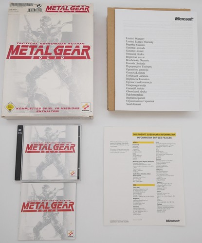 Metal gear solid rom - solid, cd-rom