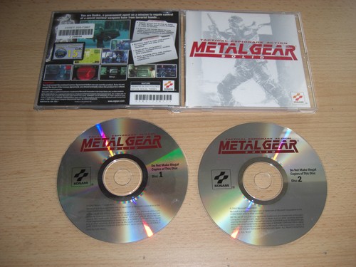 Metal gear solid cd - solid, rom